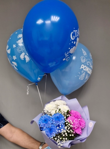 На выписку малышу от интернет-магазина цветов в 