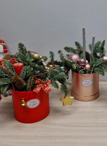 Новогодние свечи от интернет-магазина цветов в 