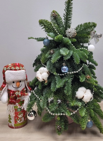 Новогодний дуэт от интернет-магазина цветов в 