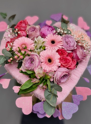 Моё сердце- для тебя от интернет-магазина цветов в 