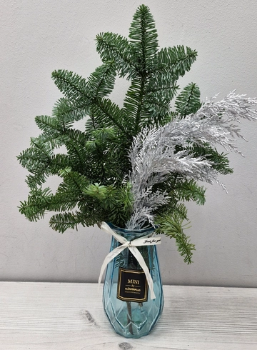 Композиция в вазе ,,Мини  с нобилисом,, от интернет-магазина цветов в 