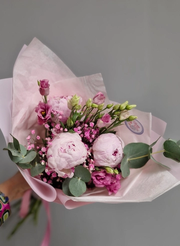 Январские пионы от интернет-магазина цветов в 