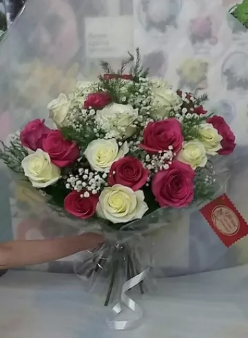 Сборный букет «От души» от интернет-магазина цветов в 