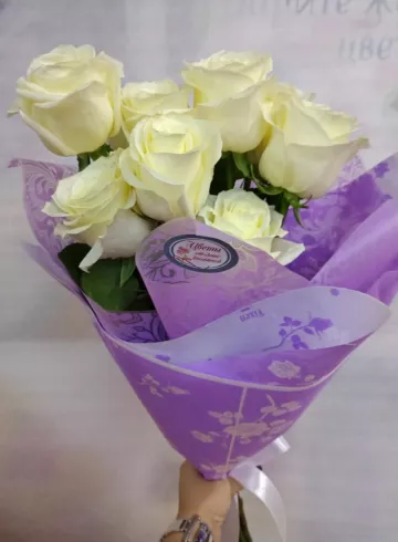 Монобукет «Белая радость» от интернет-магазина цветов в 