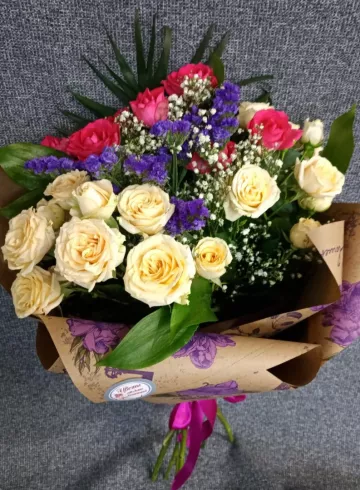 Сборный букет &laquo;Очарования миг&raquo; от интернет-магазина цветов в 