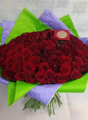 Букет из 101 розы &laquo;Шик&raquo; от интернет-магазина цветов в 