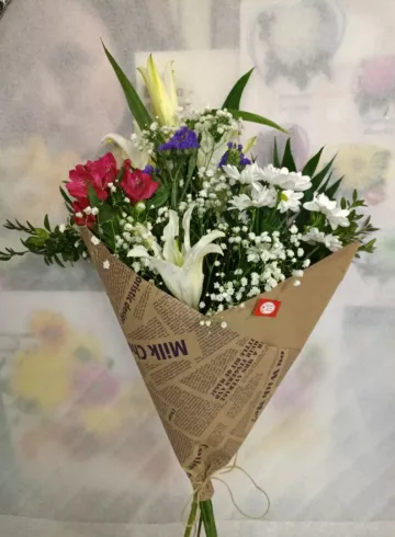 Букет из лилии от интернет-магазина цветов в 