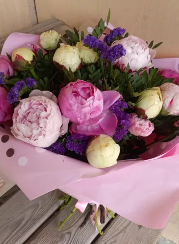 Букет «Счастье» от интернет-магазина цветов в 