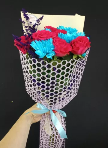 Букет «Огонь и лед» от интернет-магазина цветов в 