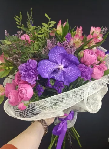 Букет &laquo;Сиреневый рай&raquo; от интернет-магазина цветов в 