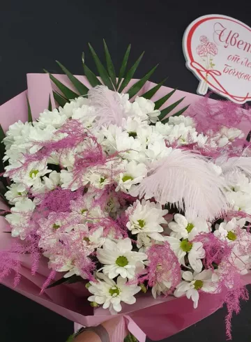 Сборный букет &laquo;Пушинка&raquo; от интернет-магазина цветов в 