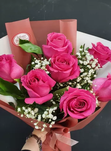 Букет &laquo;Малиновый ноктюрн&raquo; от интернет-магазина цветов в 