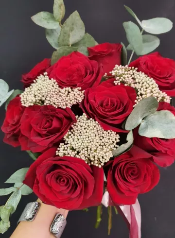 Букет невесты «Пламя любви» от интернет-магазина цветов в 