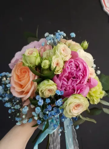 Букет невесты «Любовь в июле» от интернет-магазина цветов в 