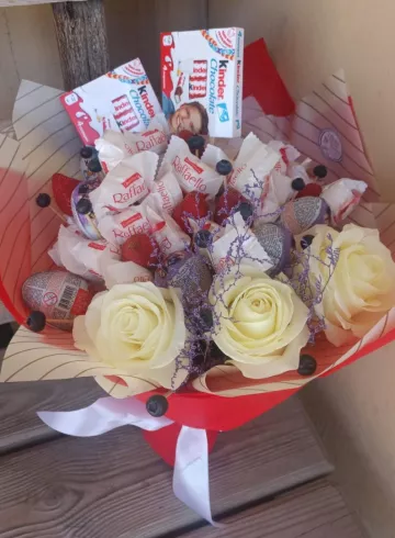 Вкусный букет «Сладкая жизнь» от интернет-магазина цветов в 