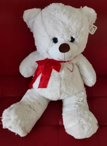 Мишка &laquo;Красный&raquo; от интернет-магазина цветов в 