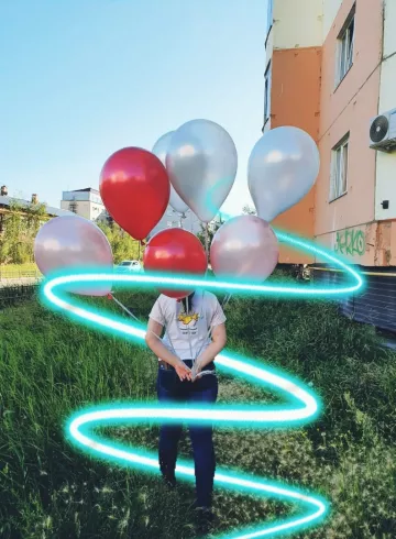 Композиции из воздушных шариков от интернет-магазина цветов в 